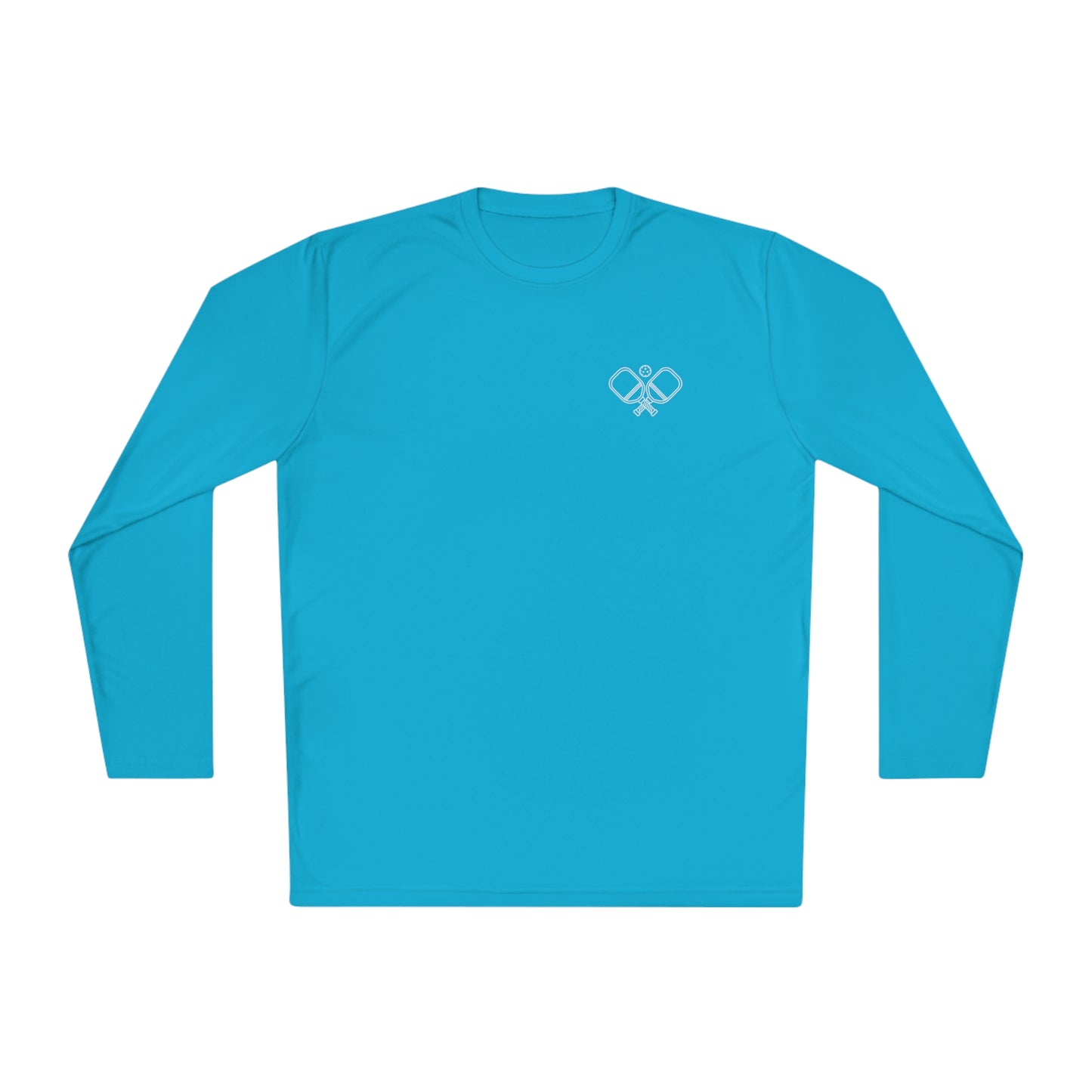 Hooked on Pickleball, Sunshine & Sushi- Unisex moisture wicking Lightweight Long Sleeve Tee spf 40