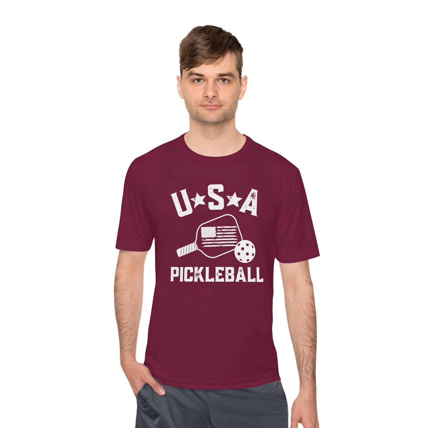 USA Pickleball - Unisex Moisture Wicking Tee