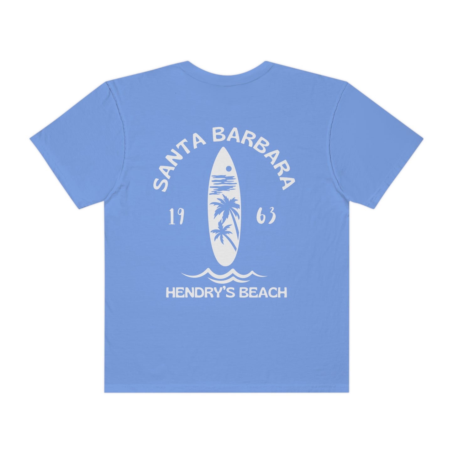 Santa Barbara Hendry’s Beach T-shirt - Comfort Colors- oversized fit