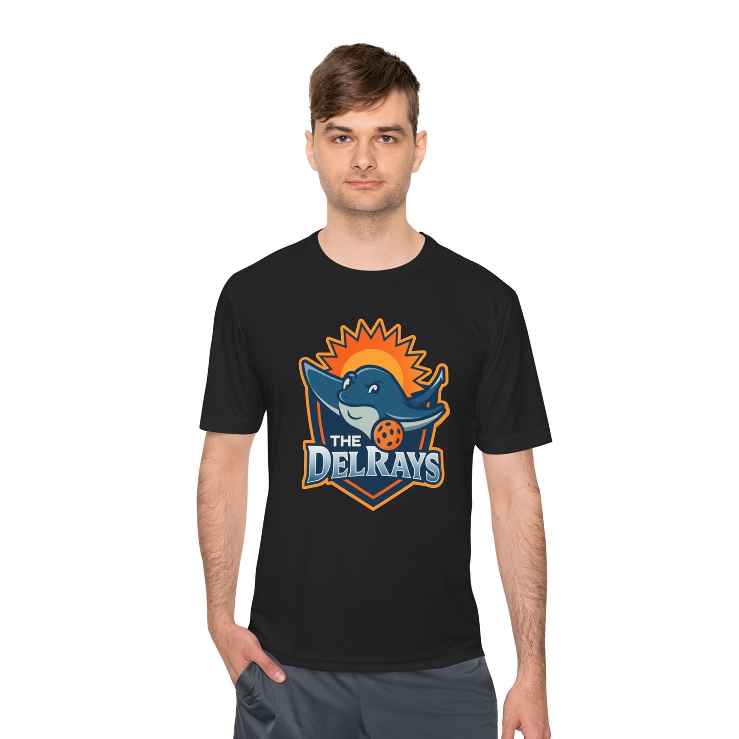 The Del Rays Sport Tek Men’s SPF 40 Moisture Wicking T - Add name