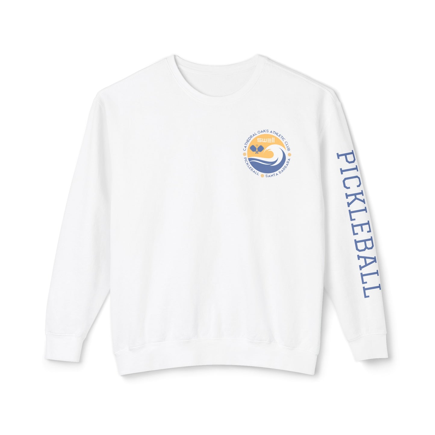 SWELL Pickleball Garment Dyed -Unisex Lightweight Crew