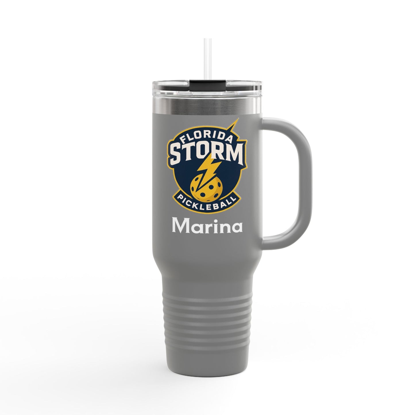 Florida Storm Insulated Stainless Steel Travel Mug, 40oz- Add name