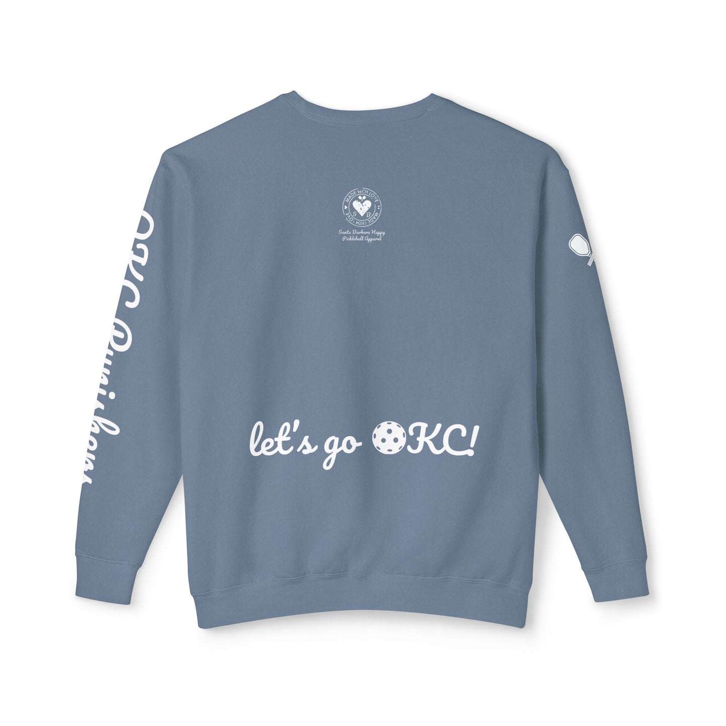 NPL Garment Dyed- Unisex Garment Dyed Lightweight Crew - Customize Sleeve w/ Name
