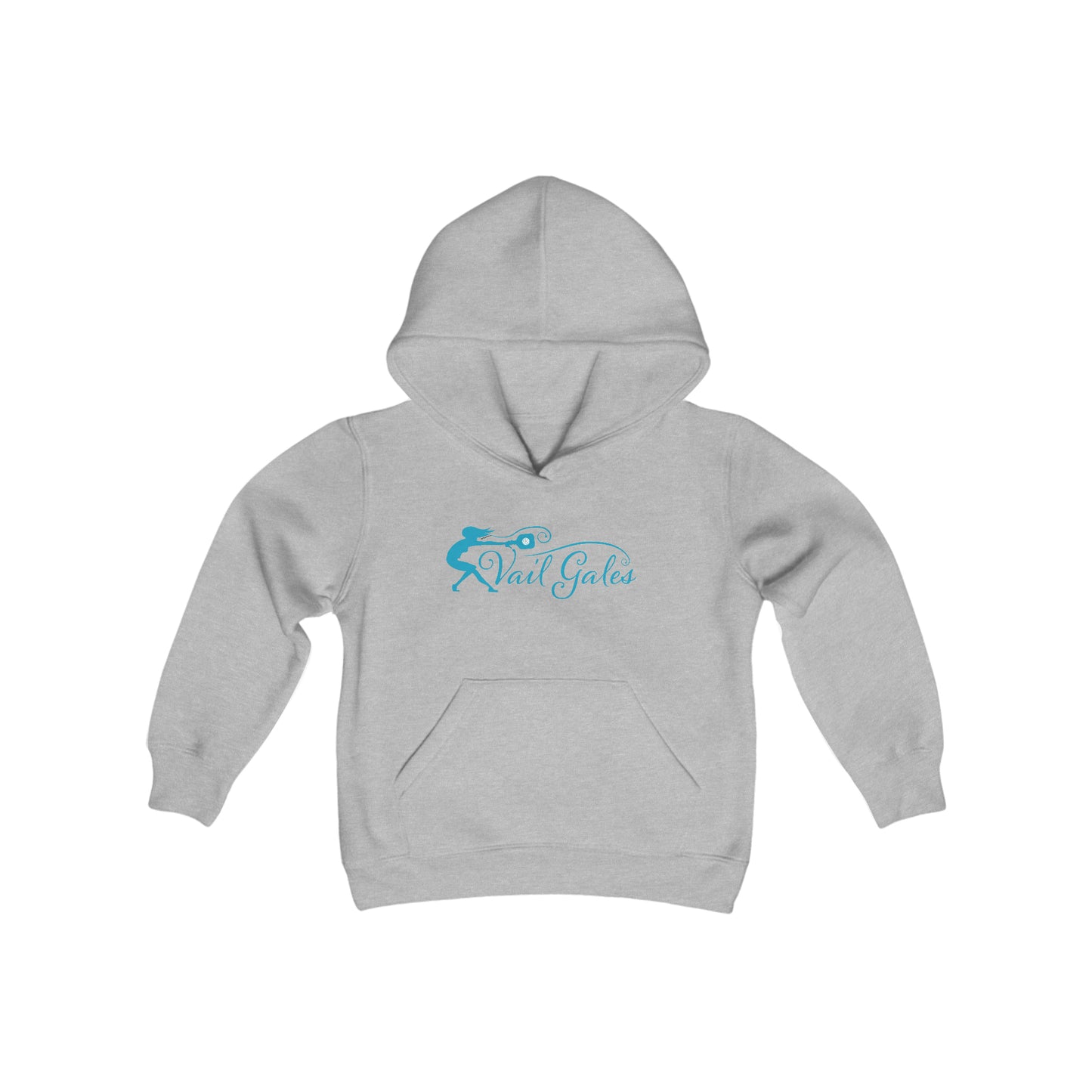 Vail Gales Pickleball - Youth Heavy Blend Hooded Sweatshirt