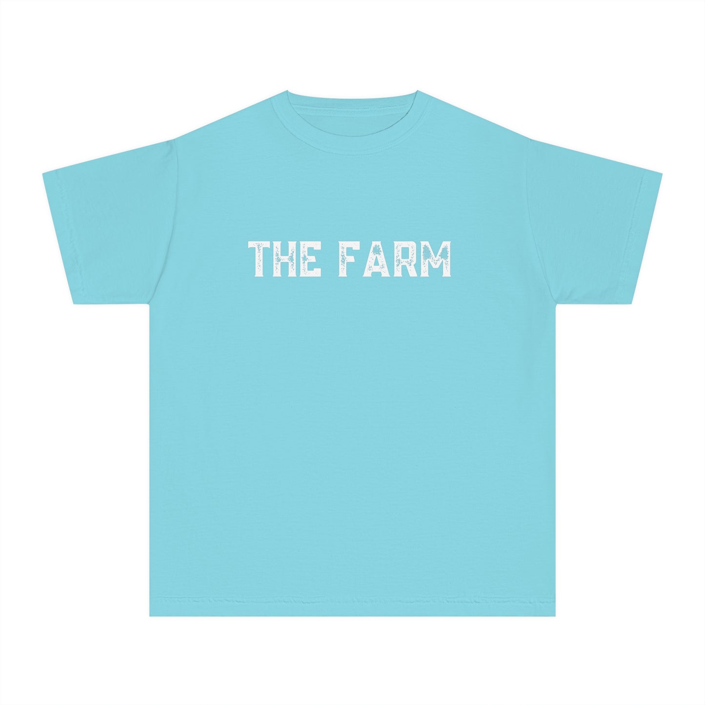 The Pickleball Farm - Youth Midweight Tee - Garment Dyed Comfort Colrs