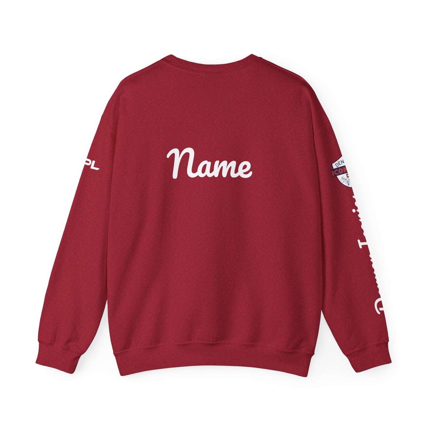 PICKLE/ Denver Iconics sleeve - Customize Crew - add name on back