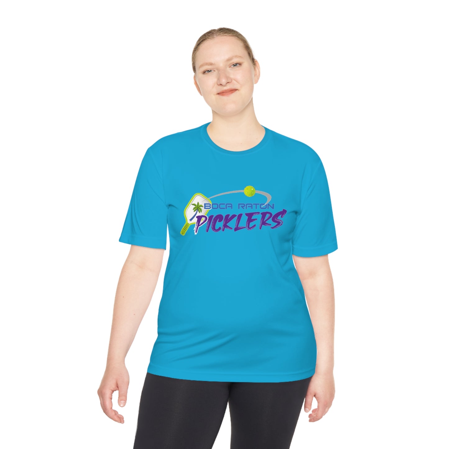 Boca Raton Picklers NPL Team - Unisex (fuller cut) Moisture Wicking T - customize back