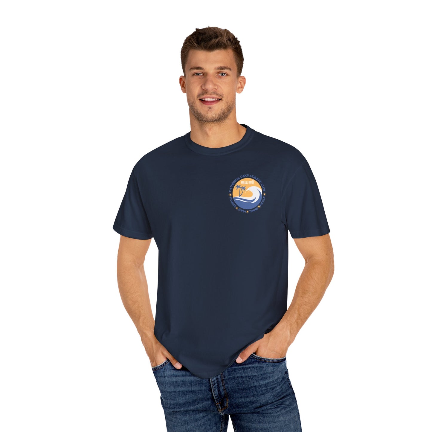 Cathedral Oaks Athletic Club - Fitness/Swim/Tennis/Pickle -Unisex Garment-Dyed T-shirt