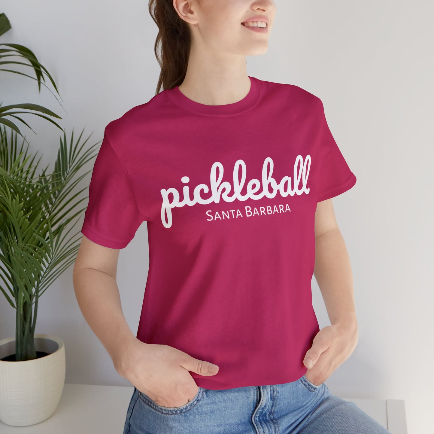 Pickleball Script Customize YOUR destination - 3 day - Unisex 100% airline cotton Jersey Short Sleeve Tee