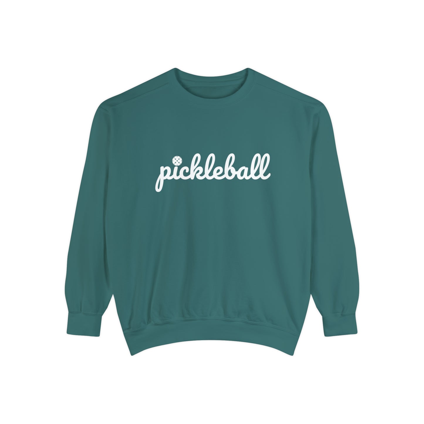 Kara’s Pickleball Script w/ Ball - unisex garment dyed crew. - Comfort Colors