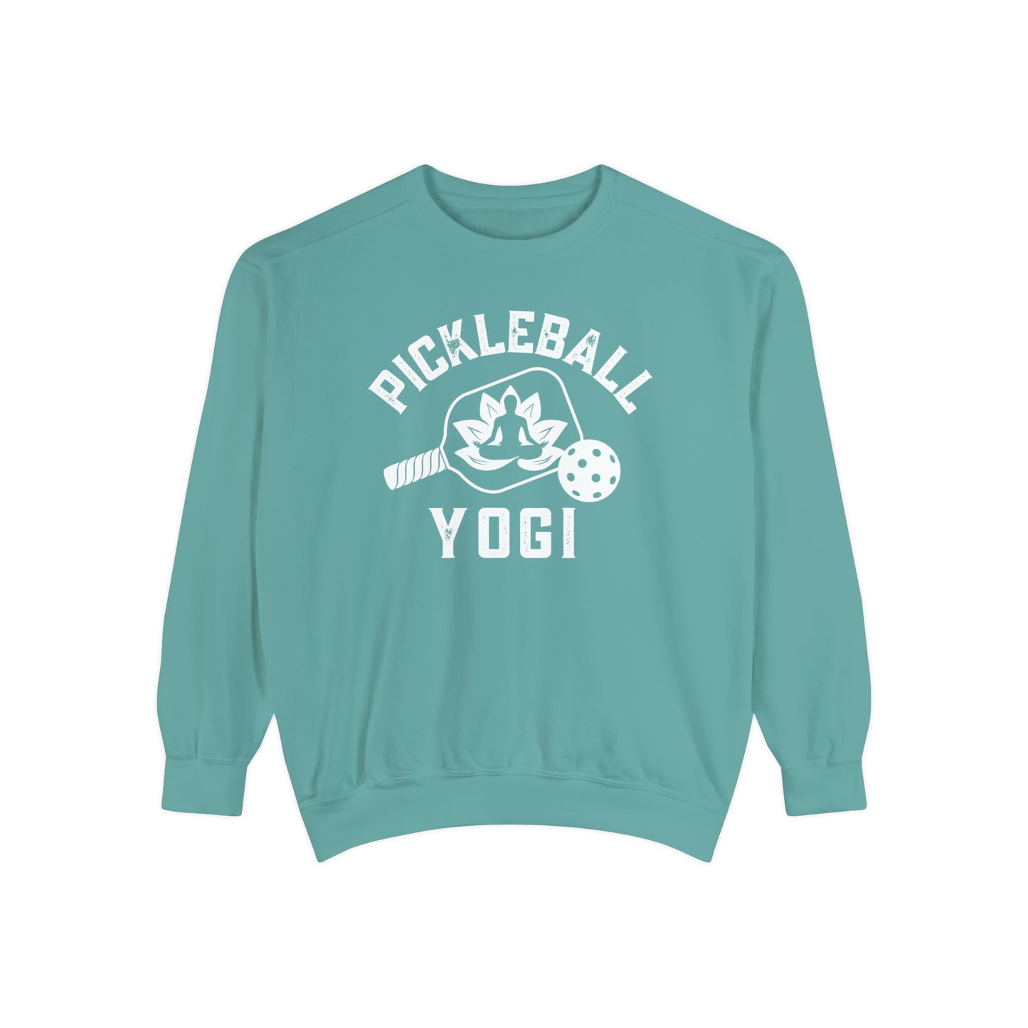 Pickleball Yogi - Unisex Garment-Dyed Sweatshirt