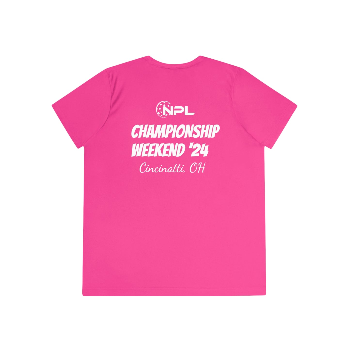 NPL Championship Weekend Ladies Moisture Wicking/Customize Name or Team on Back