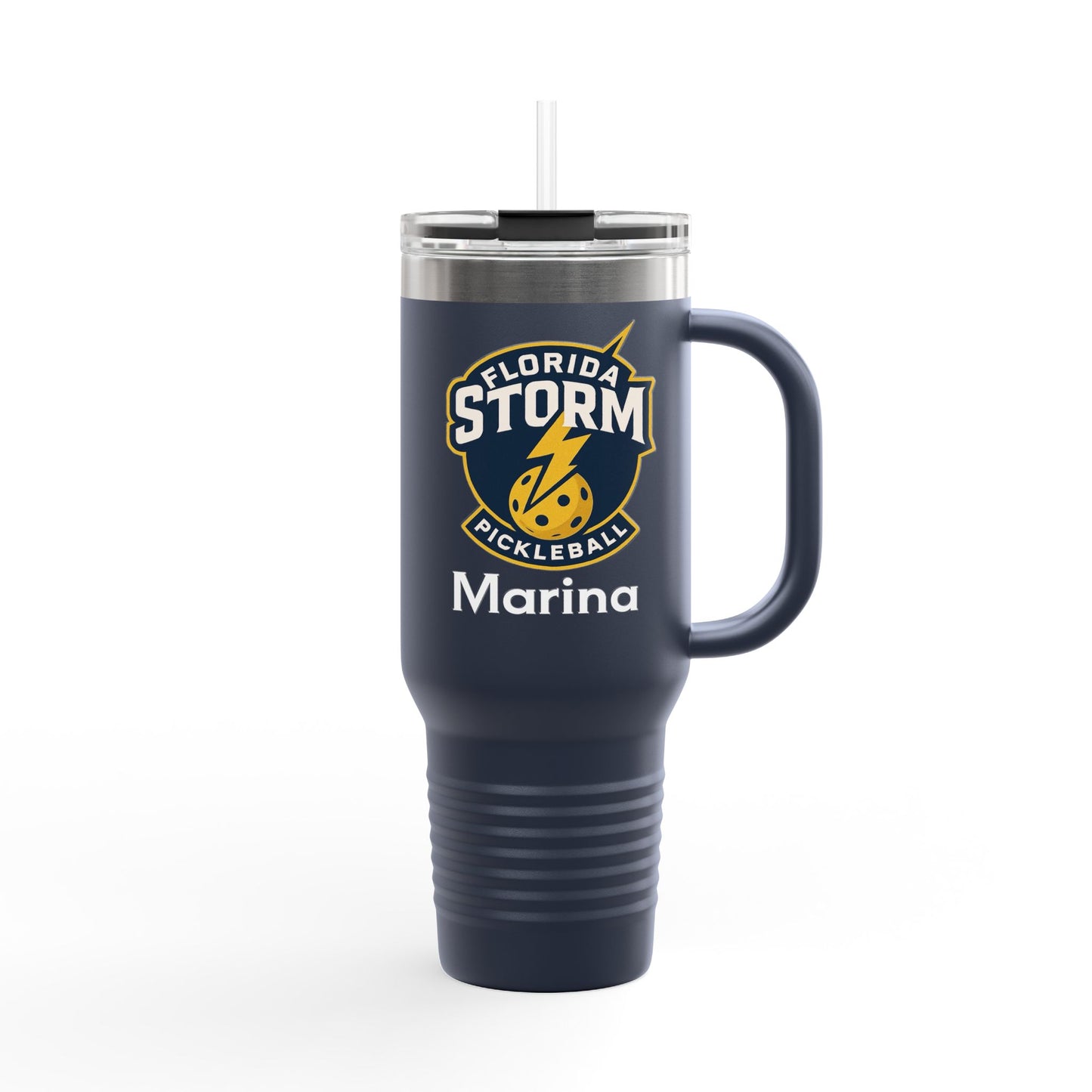 Florida Storm Insulated Stainless Steel Travel Mug, 40oz- Add name