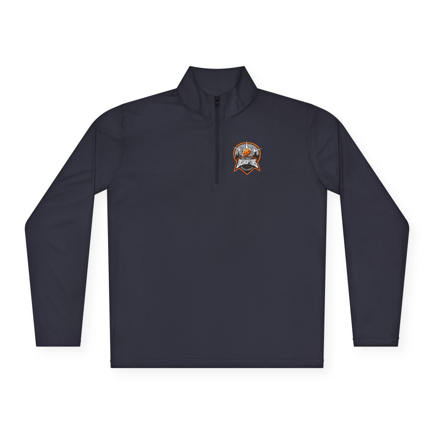 Version 2 -Detroit Disruptors Unisex/Men’s Cut - Customize name back -SPF 40 Quarter-Zip Pullover (add in instructions)