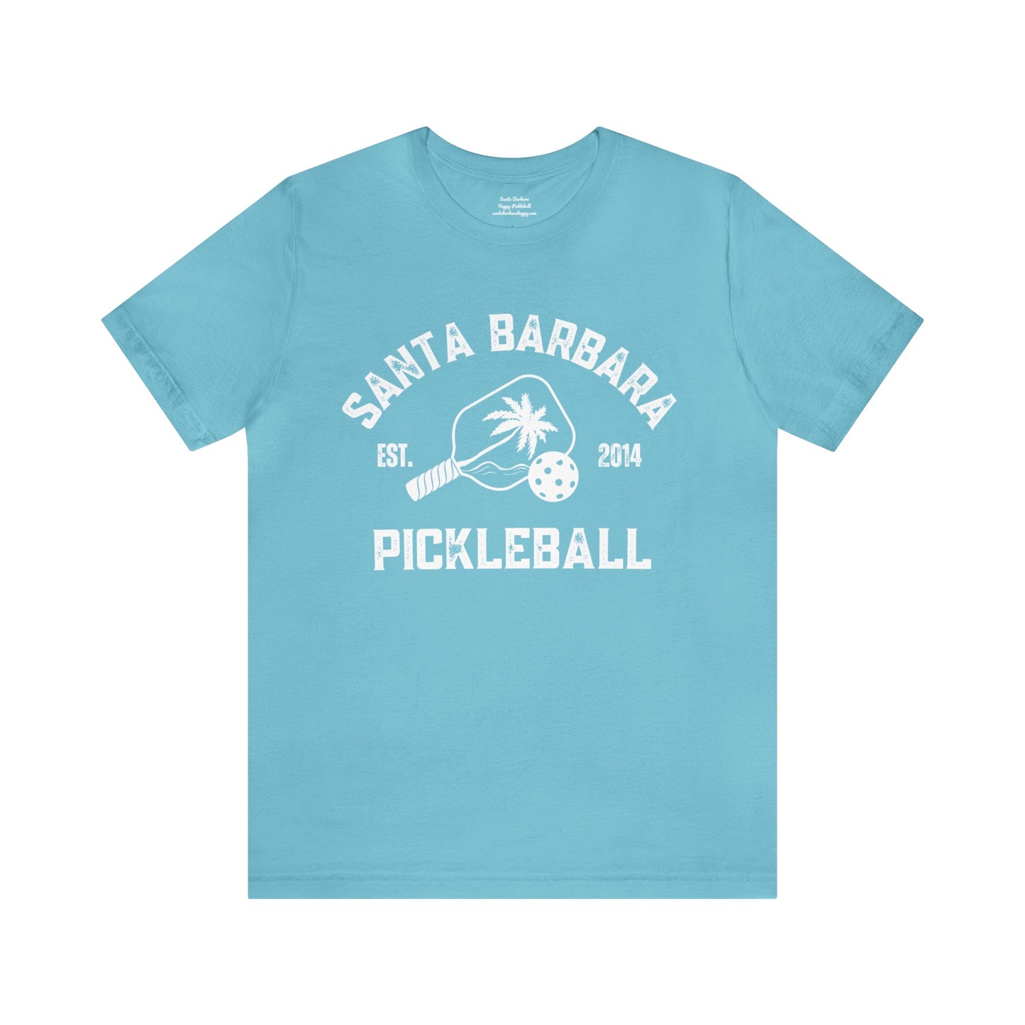 Santa Barbara Pickleball original - 2 day - Unisex 100% airline cotton Jersey Short Sleeve Tee