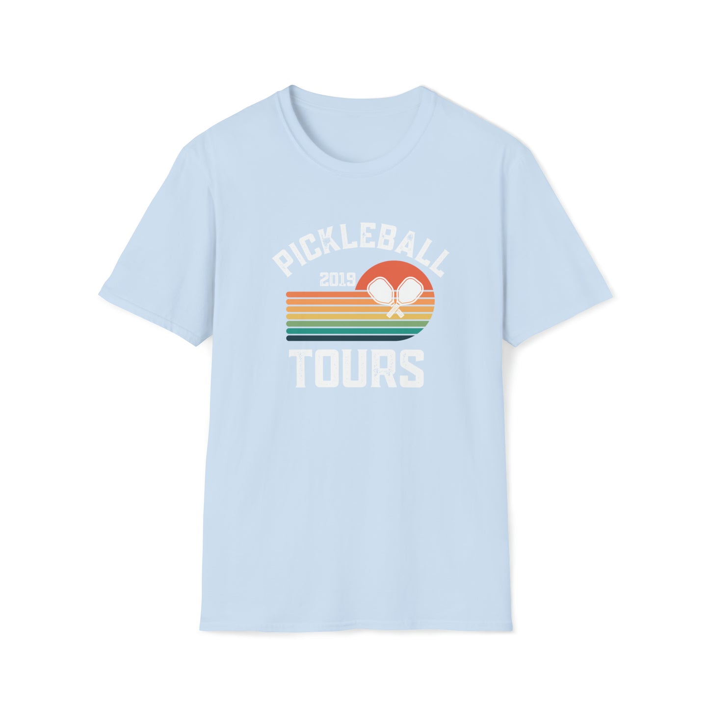 Pickleball Tours - Unisex Softstyle T-Shirt