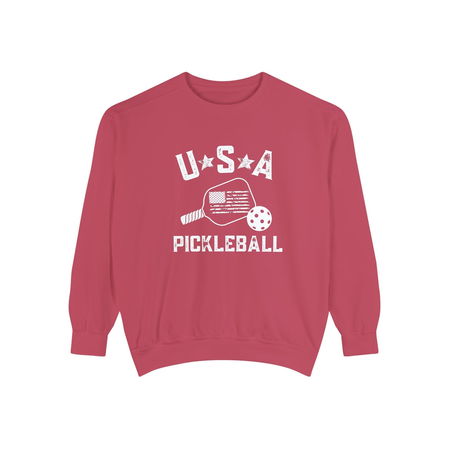 USA Pickelball Crew Sweatshirts - Comfort Colors