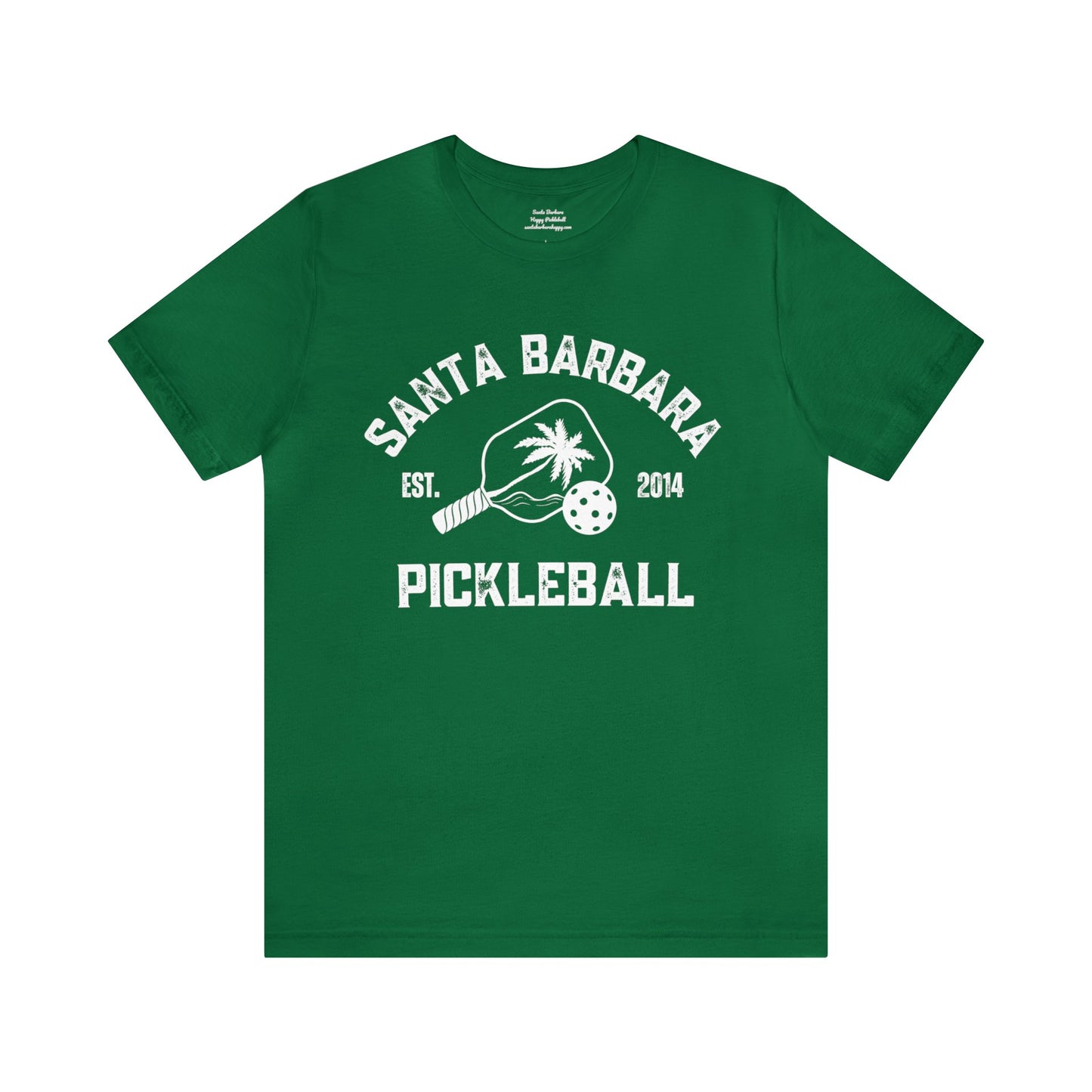 Santa Barbara Pickleball original - 2 day - Unisex 100% airline cotton Jersey Short Sleeve Tee