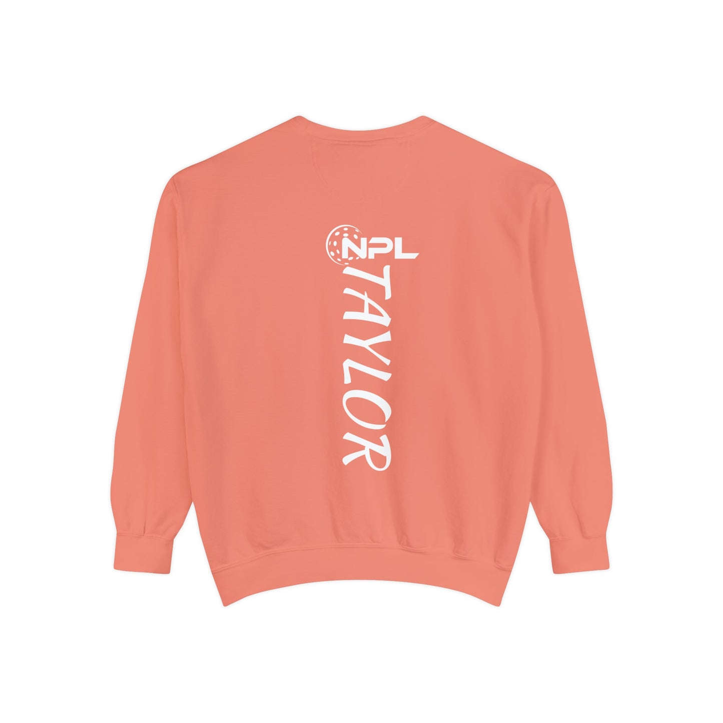 Boca Raton Picklers NPL Team Beachy Garment Dyed Crew - last name on back