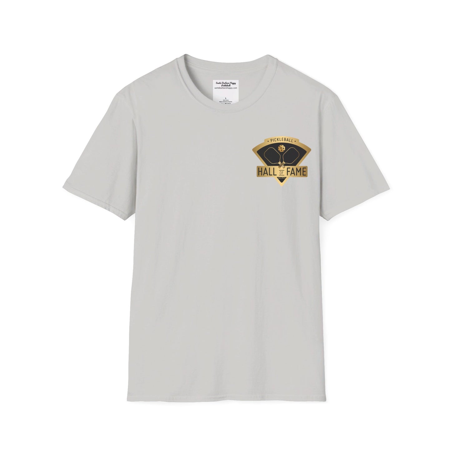 Pickleball Hall of Fame - Unisex Softstyle T-Shirt (customize back)