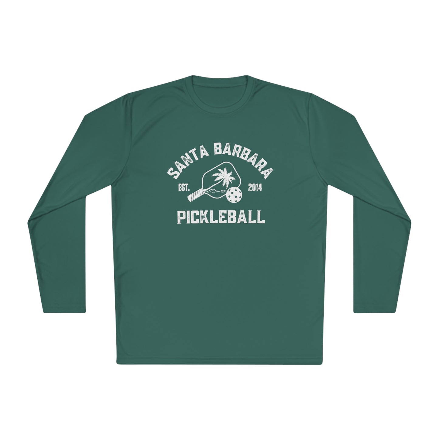Santa Barbara Pickleball - Jewel Tones - Unisex moisture wicking spf 40 Lightweight Long Sleeve Tee
