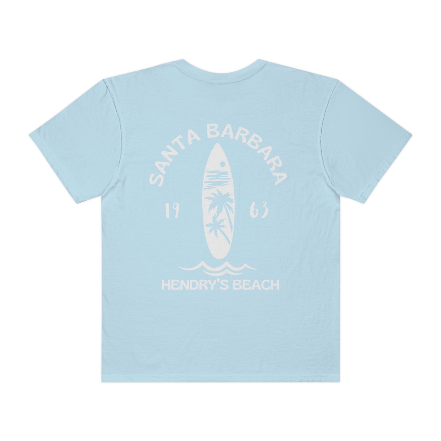 Santa Barbara Hendry’s Beach T-shirt - Comfort Colors- oversized fit