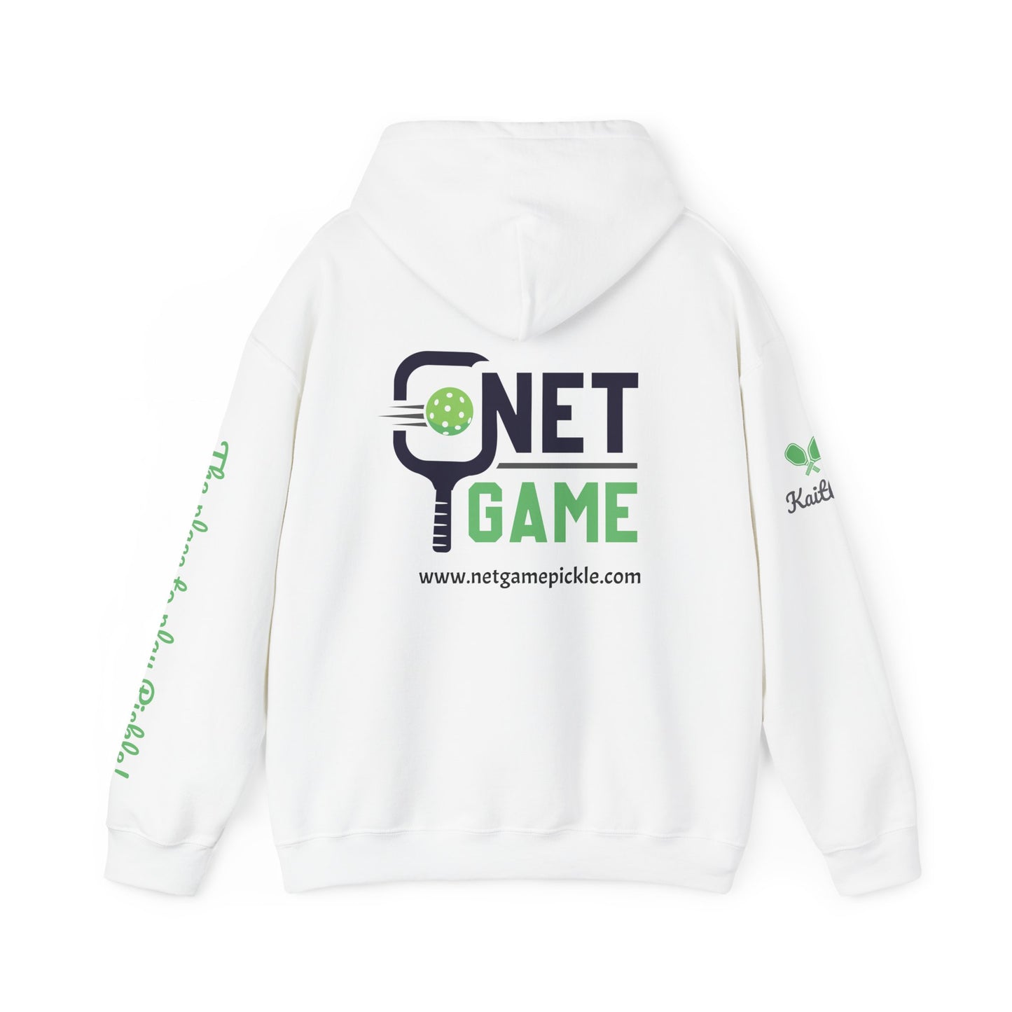 Kaitlyn Net Game Pickle Dorothy 2 - White Plush Hoodie
