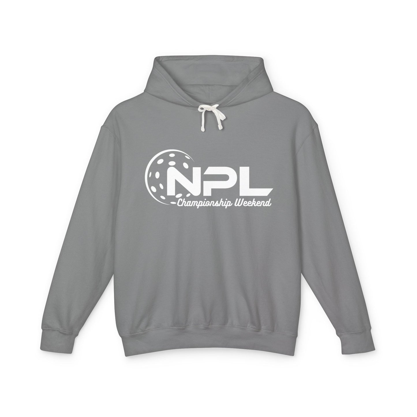 NPL Championship Weekend -Garment Dyed Unisex Lightweight Hoodie - Customize back