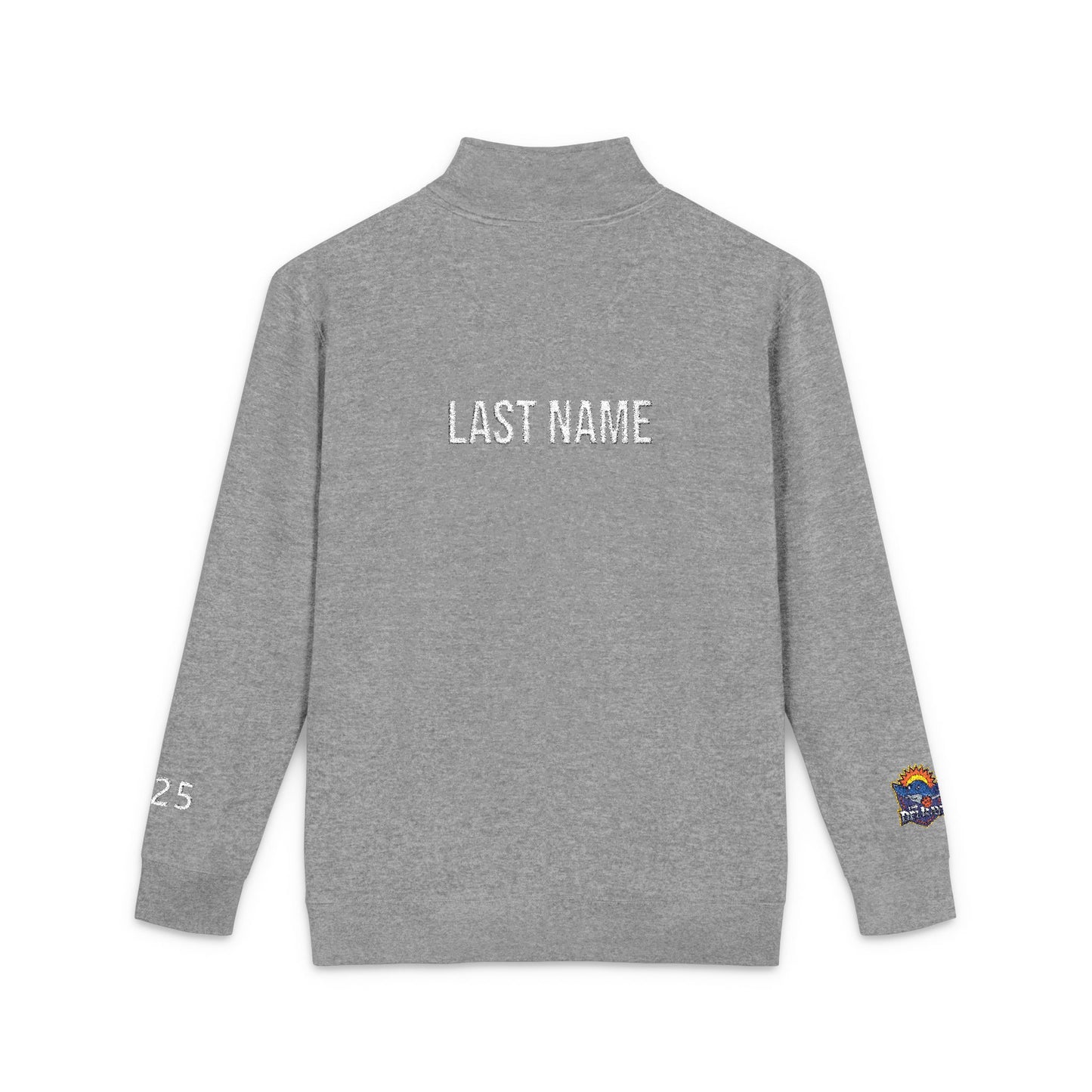 US Legends - or your logos - Unisex Fleece 1/4 Zip Embroidered 4 sides - Cotton Heritage