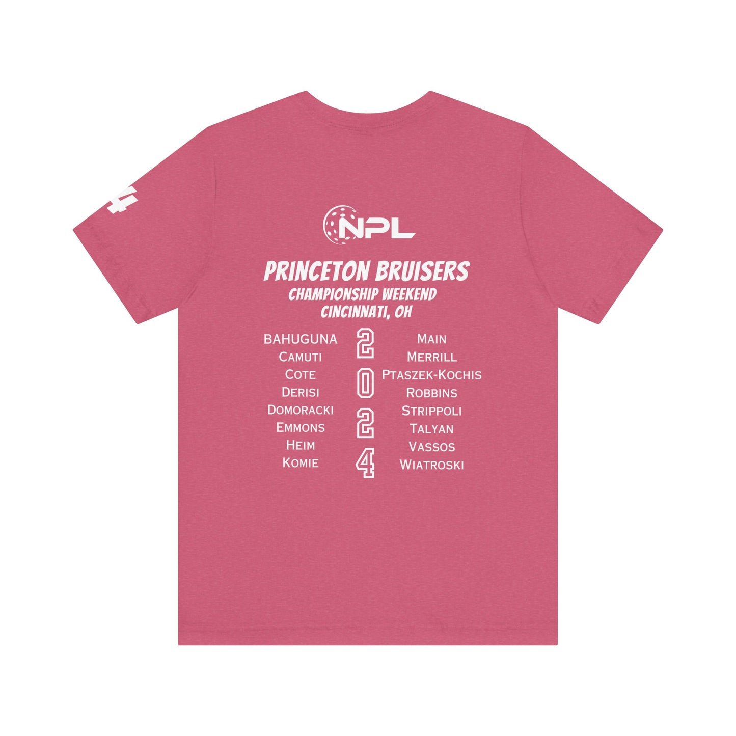 Princeton Bruisers Unisex Jersey Short Sleeve Tee