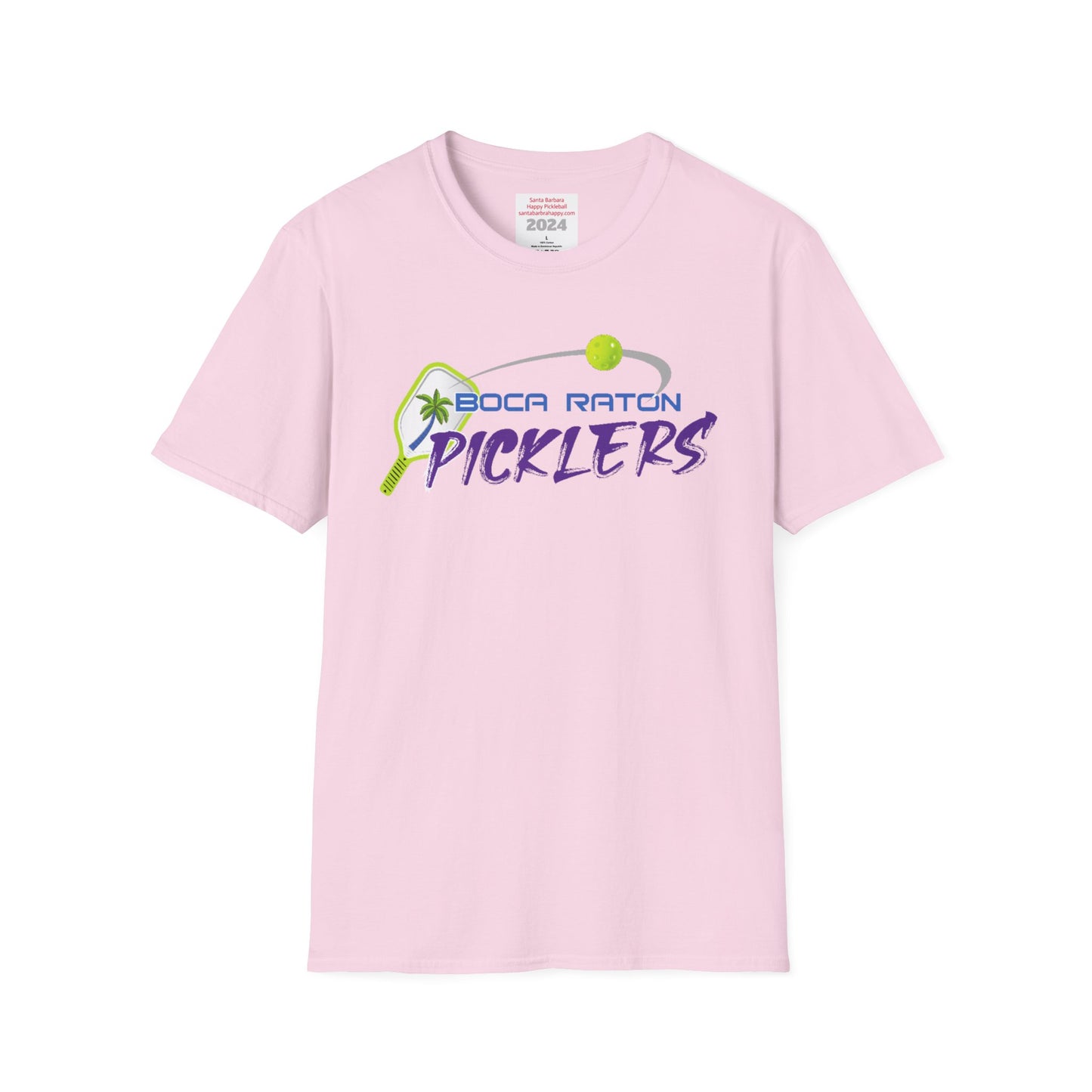Boca Raton Picklers NPL Team - Unisex 100% cotton soft style T - can customize back