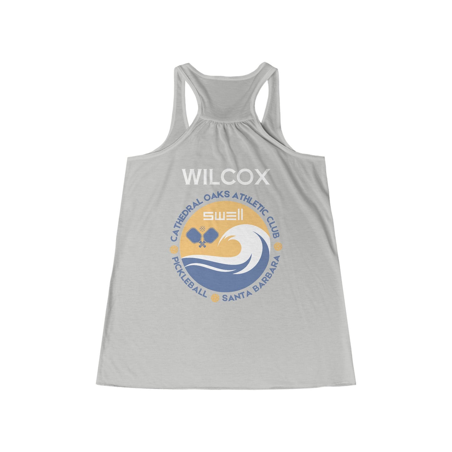 Copy of SWELL - Cathedral Oaks - Customize Women's Flowy Racerback Tank (cotton/poly blend)