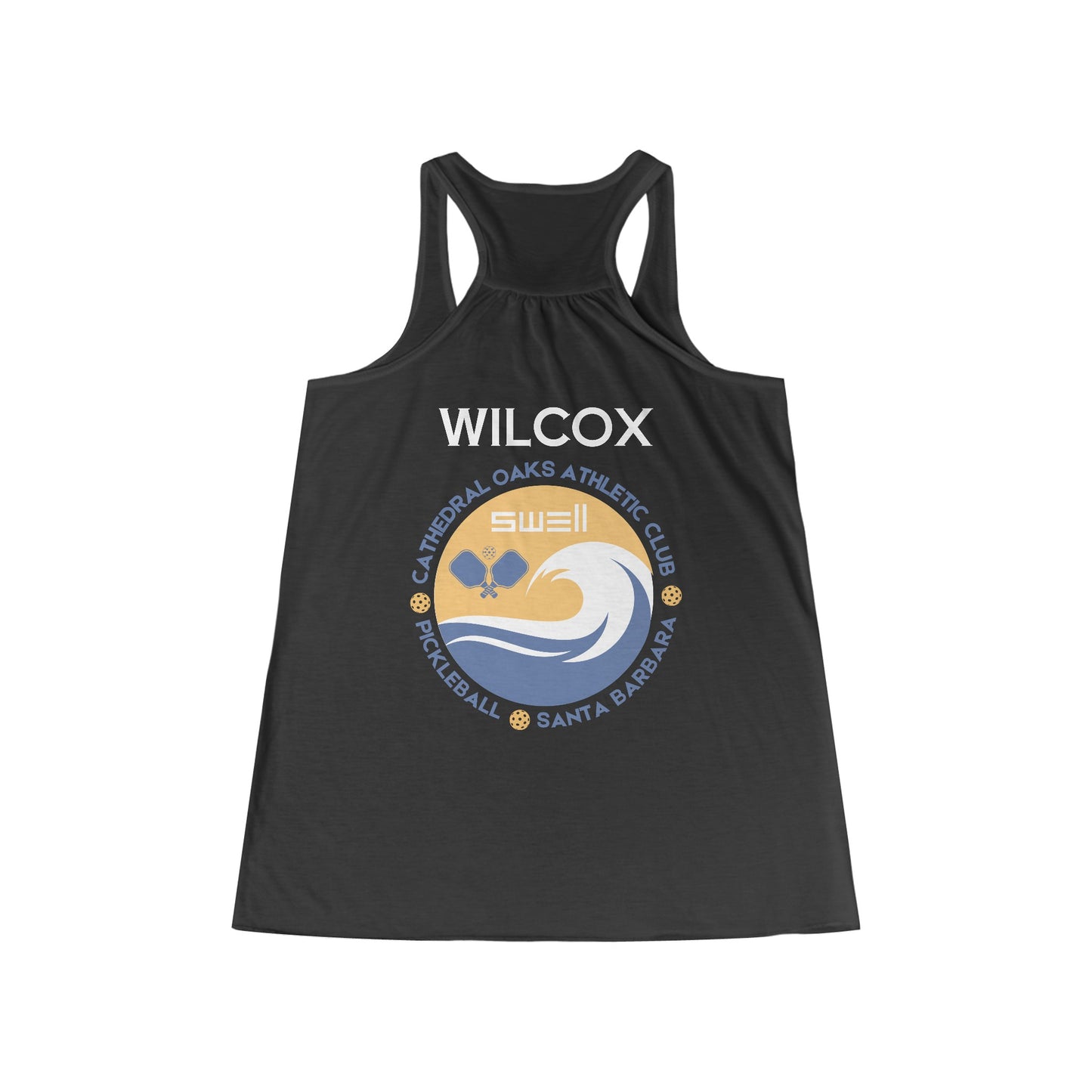 Copy of SWELL - Cathedral Oaks - Customize Women's Flowy Racerback Tank (cotton/poly blend)