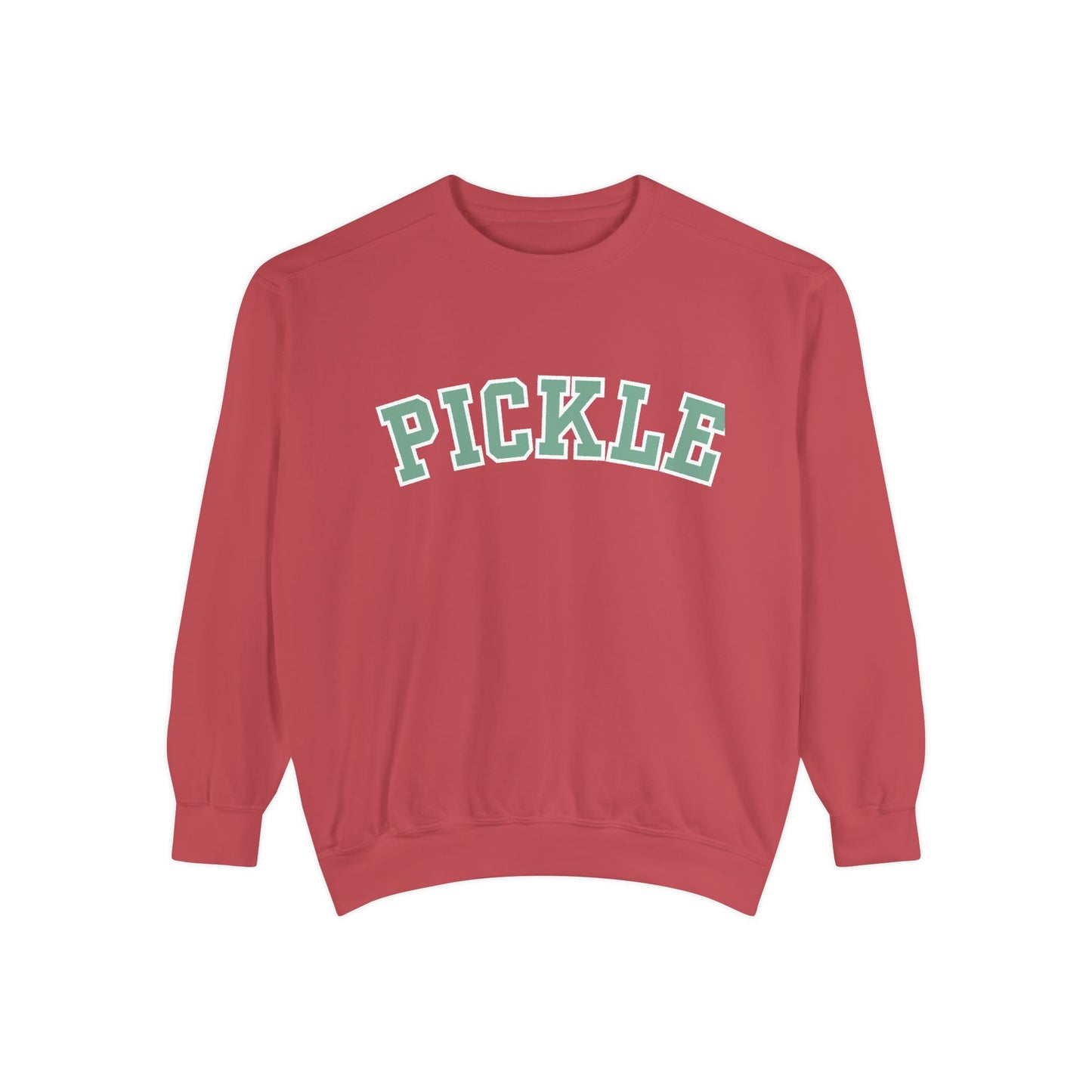 PICKLE Garment Dyed Collegiate - Medium Weight Crew - can customize back