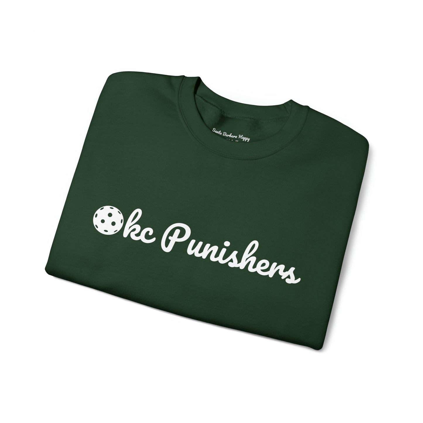 OKC Punishers Script Crew -50% cotton soft, Customize sleeve