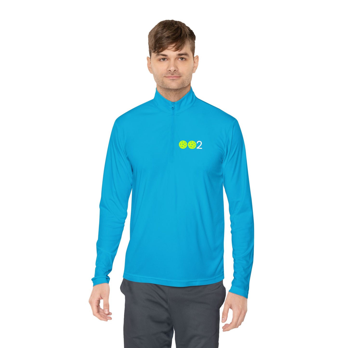 Kirsten PICKLZ 15 Unisex SPF 40 Moisture Wicking Quarter-Zip Pullover - add your number in instructions