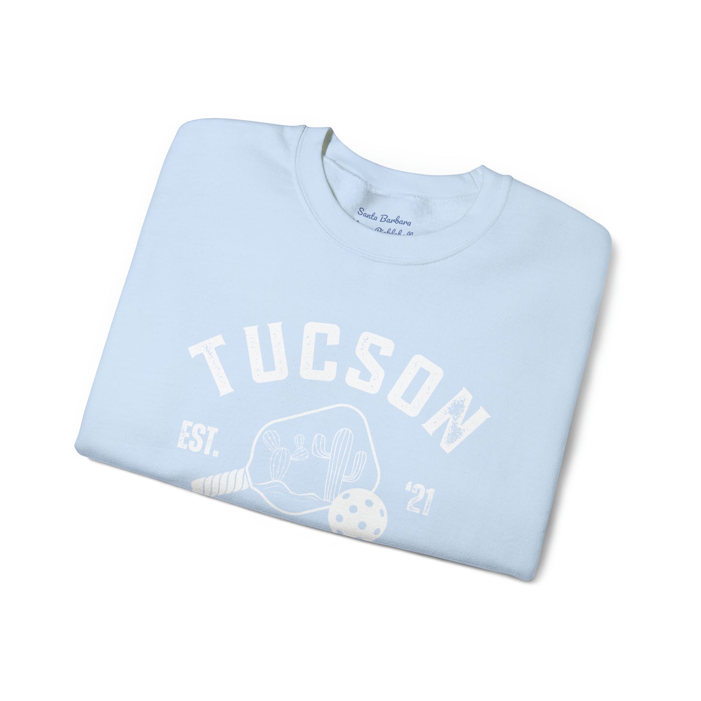 Hold the Pickle,Tucson Pickleball  - Crew. Customize sleeves where name is, add in notes