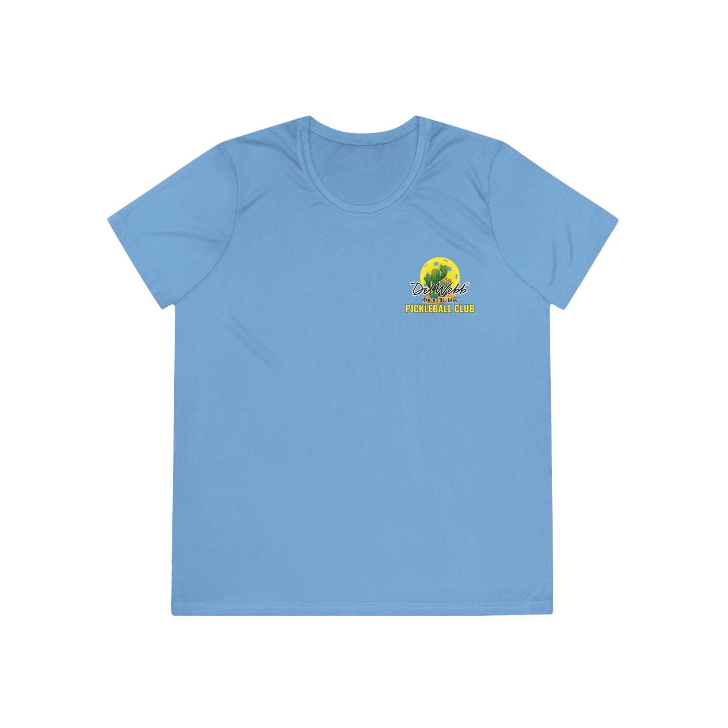Del Webb Pickleball - Moisture Wicking, SPF 40, Ladies Competitor Tee