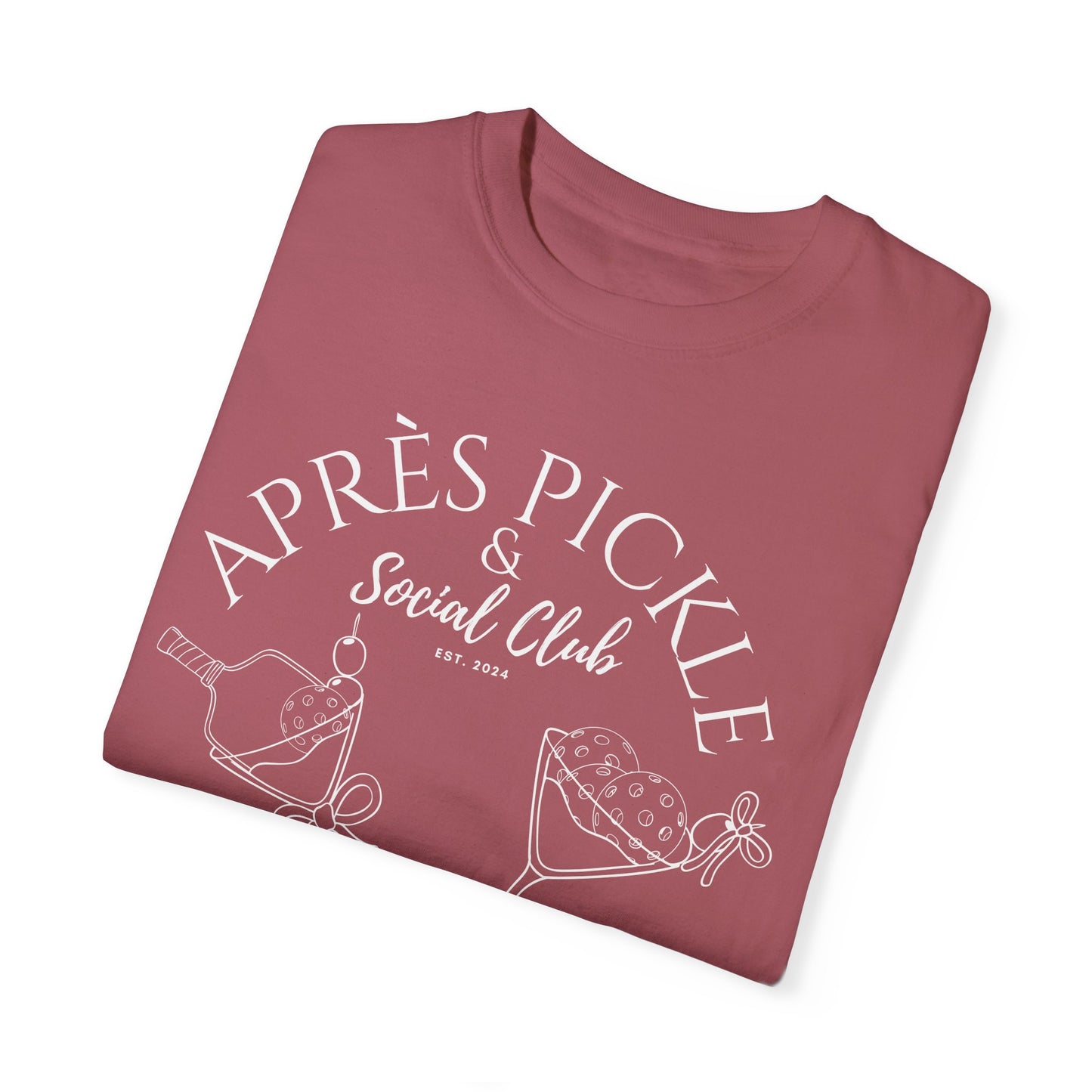APRES Pickle & Social Club Unisex Garment-Dyed T-shirt