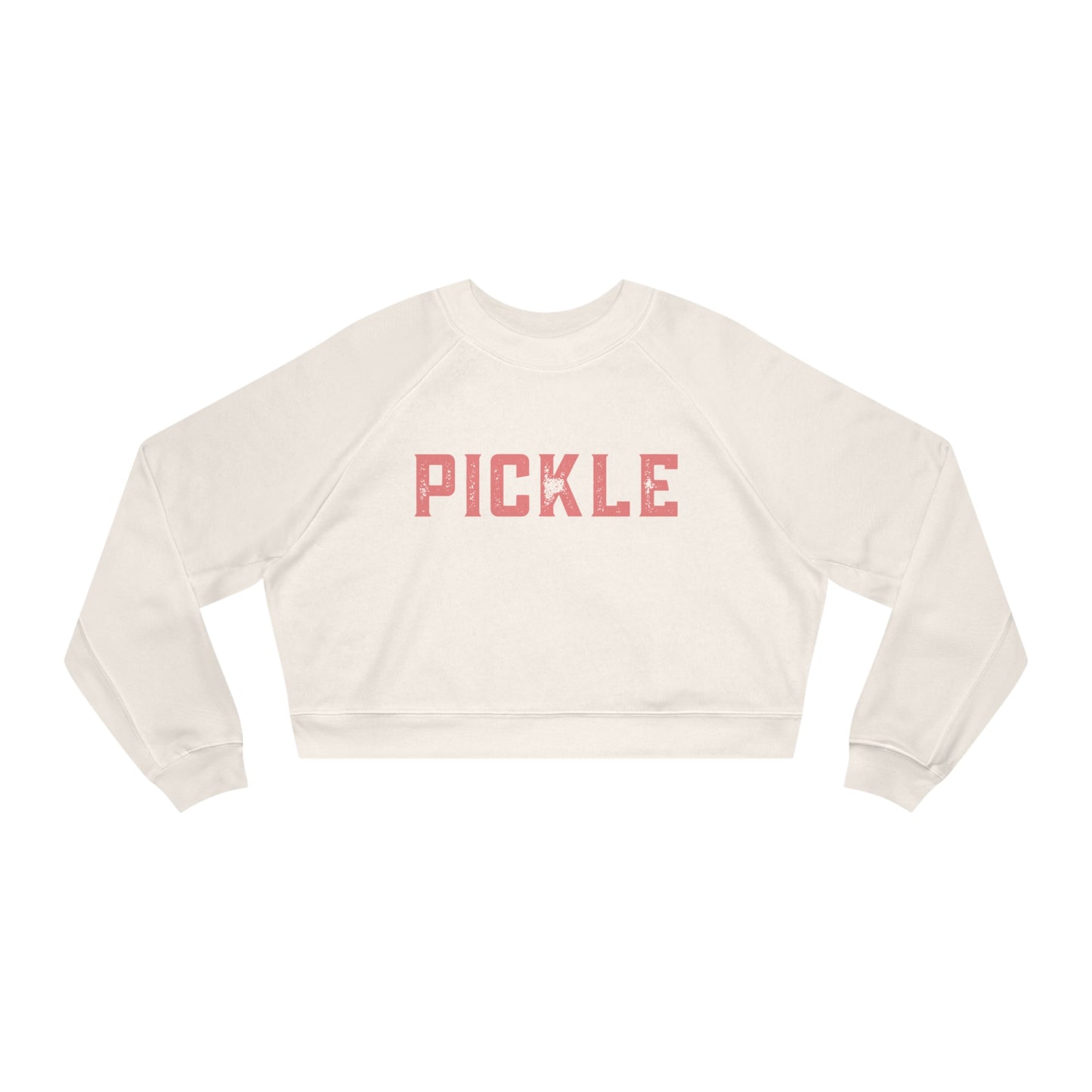 PICKLE Beachy Distressed PINK - Crop Crew