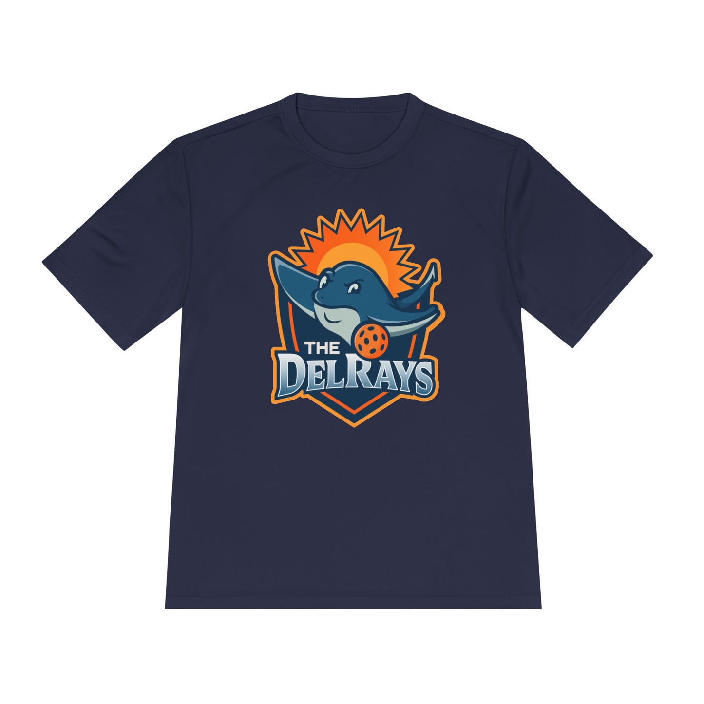 The Del Rays Sport Tek Men’s SPF 40 Moisture Wicking T - Add name