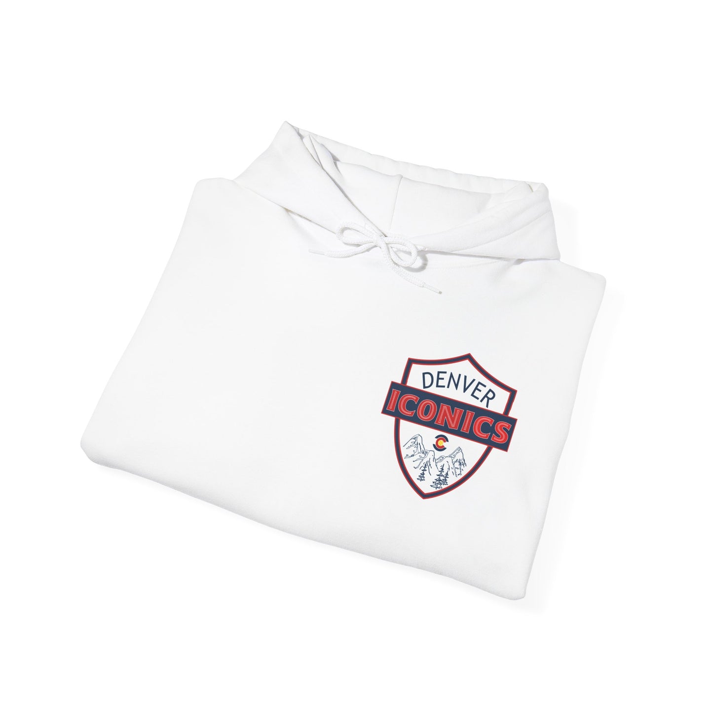 SHANE Denver Iconics Unisex Hoodie. 50% cotton/poly - Customize name to back or sleeve