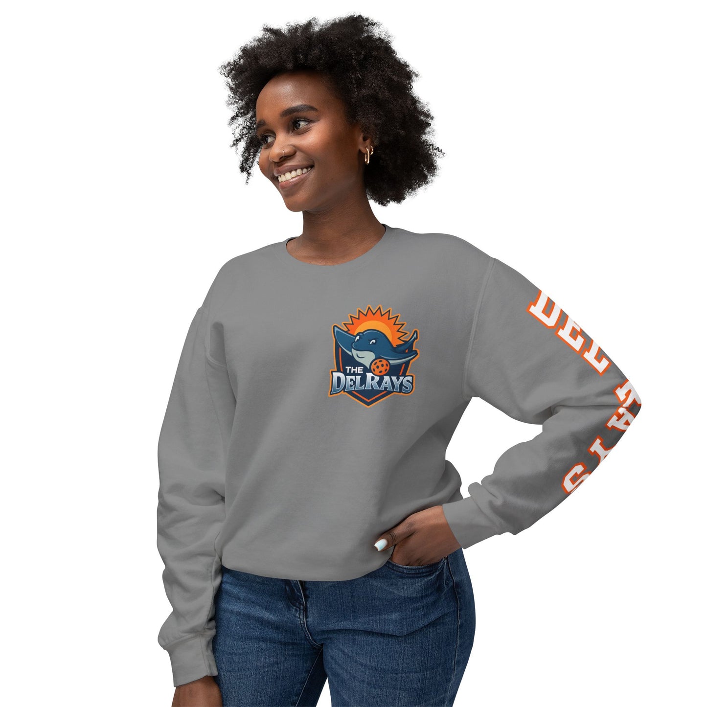 The Del Rays Unisex Extra Lightweight 100% Cotton Crew - Add Name