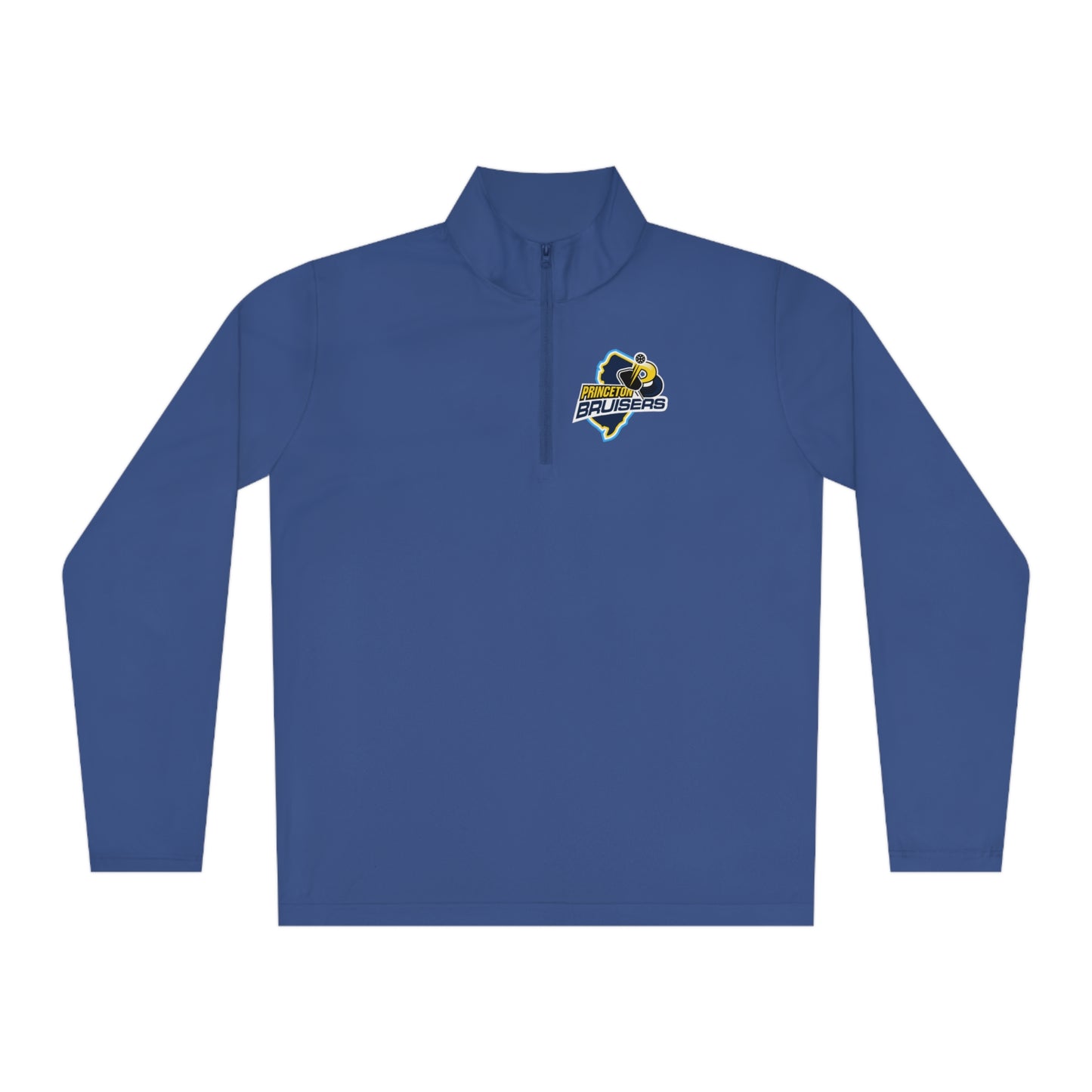 BAHUGUNA sponsor Men’s Princeton Bruisers - NPL Team - Unisex Quarter-Zip, Moisture Wicking, SPF 40