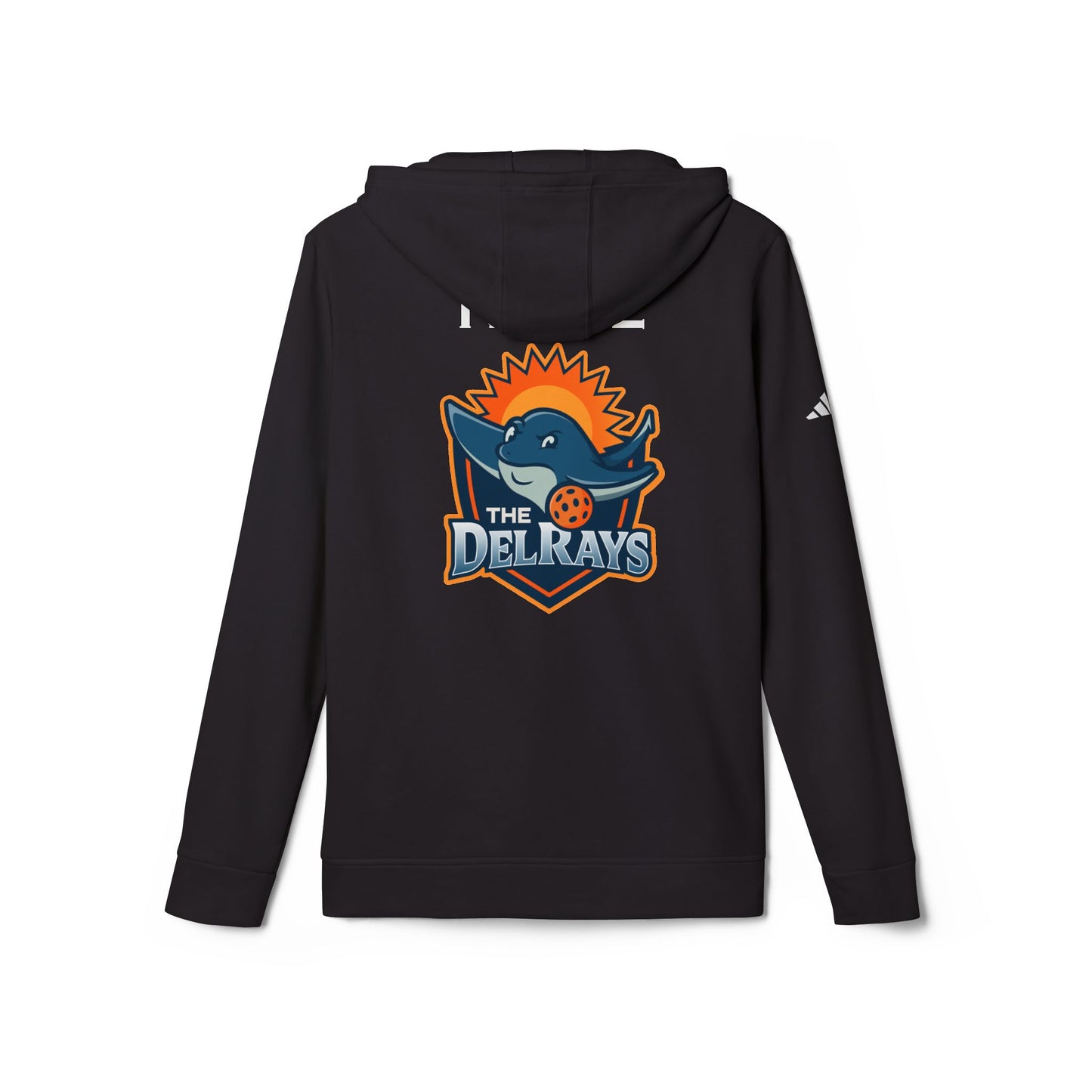 The Del Reys ADIDAS Unisex Fleece Hoodie 60% cotton/40% poly - add name