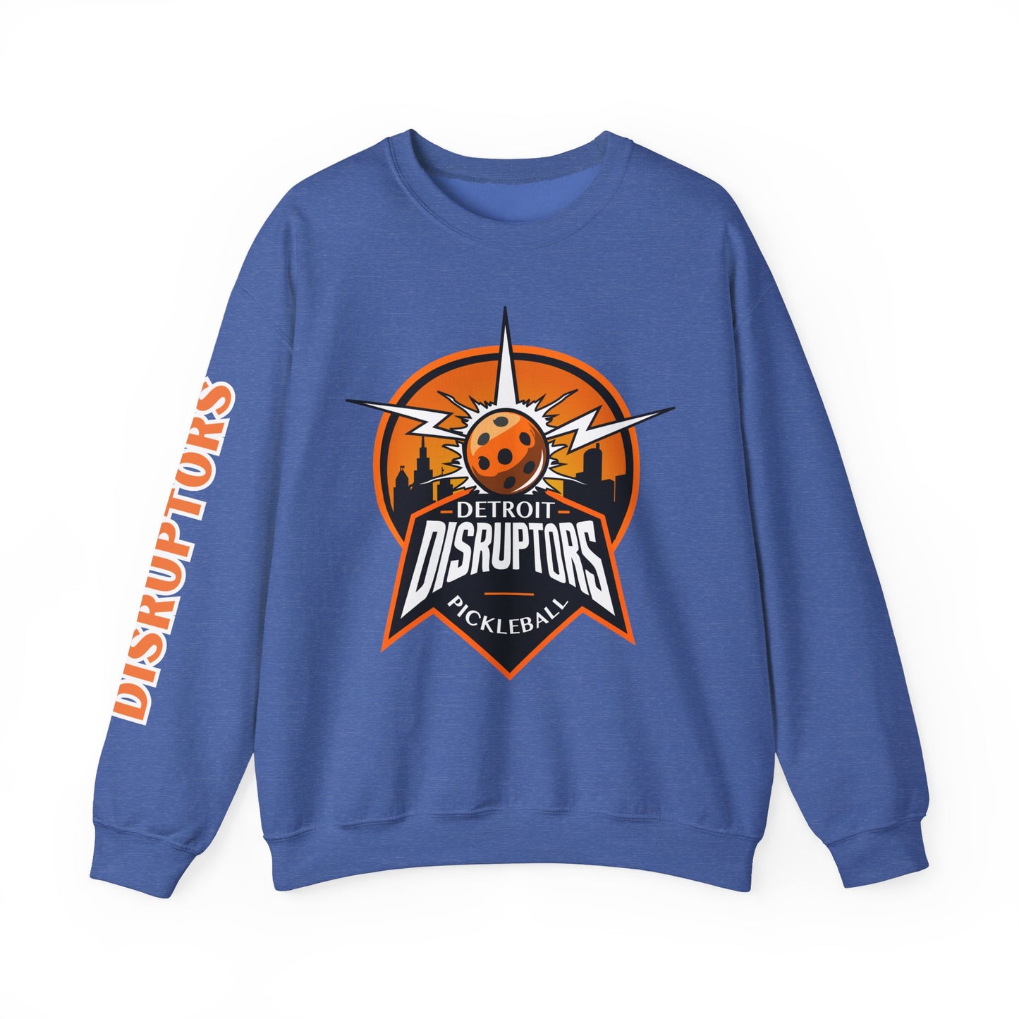 Detroit Disruptors Unisex Crew -Customize Sleeve or Back w/ Name- (add in instructions)
