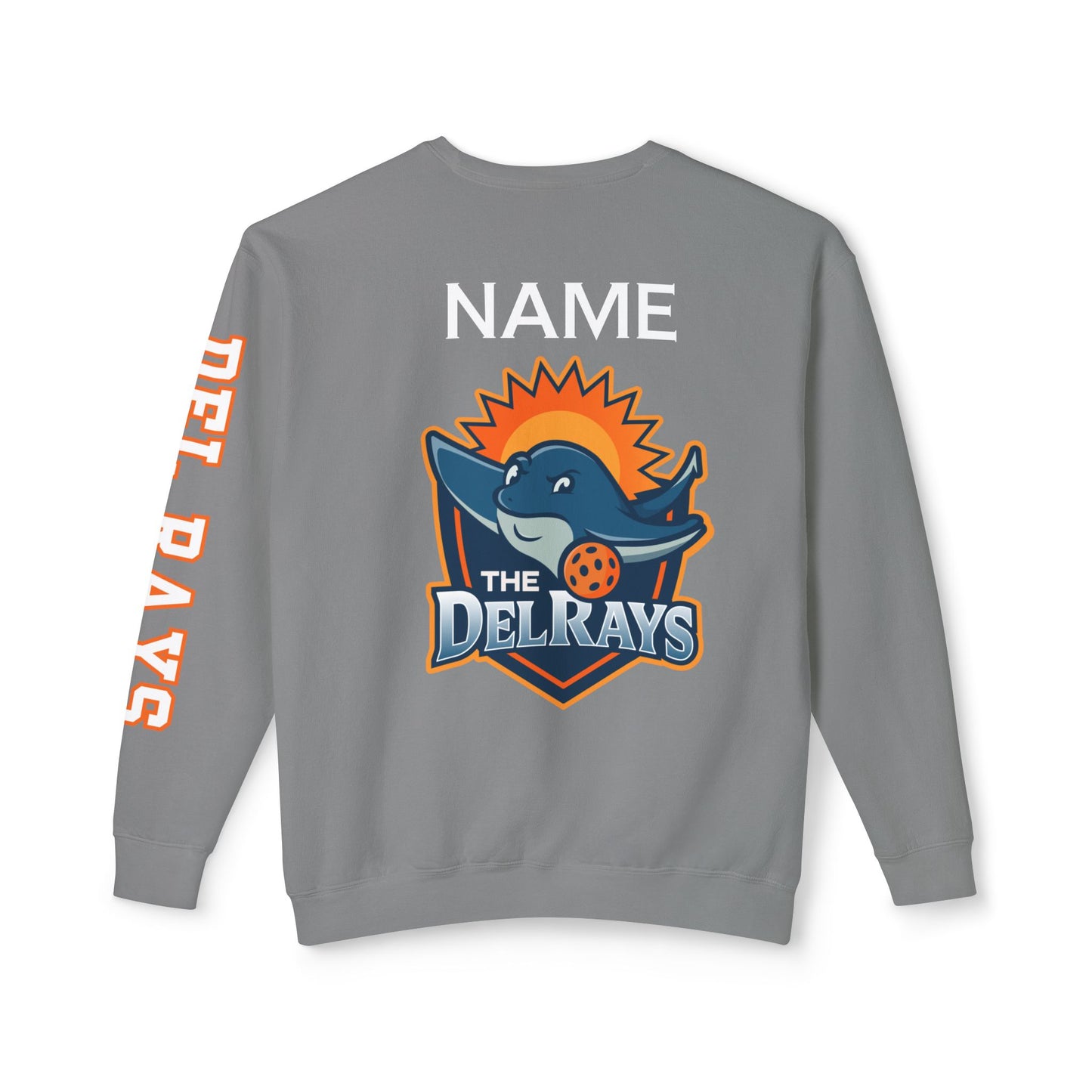 The Del Rays Unisex Extra Lightweight 100% Cotton Crew - Add Name