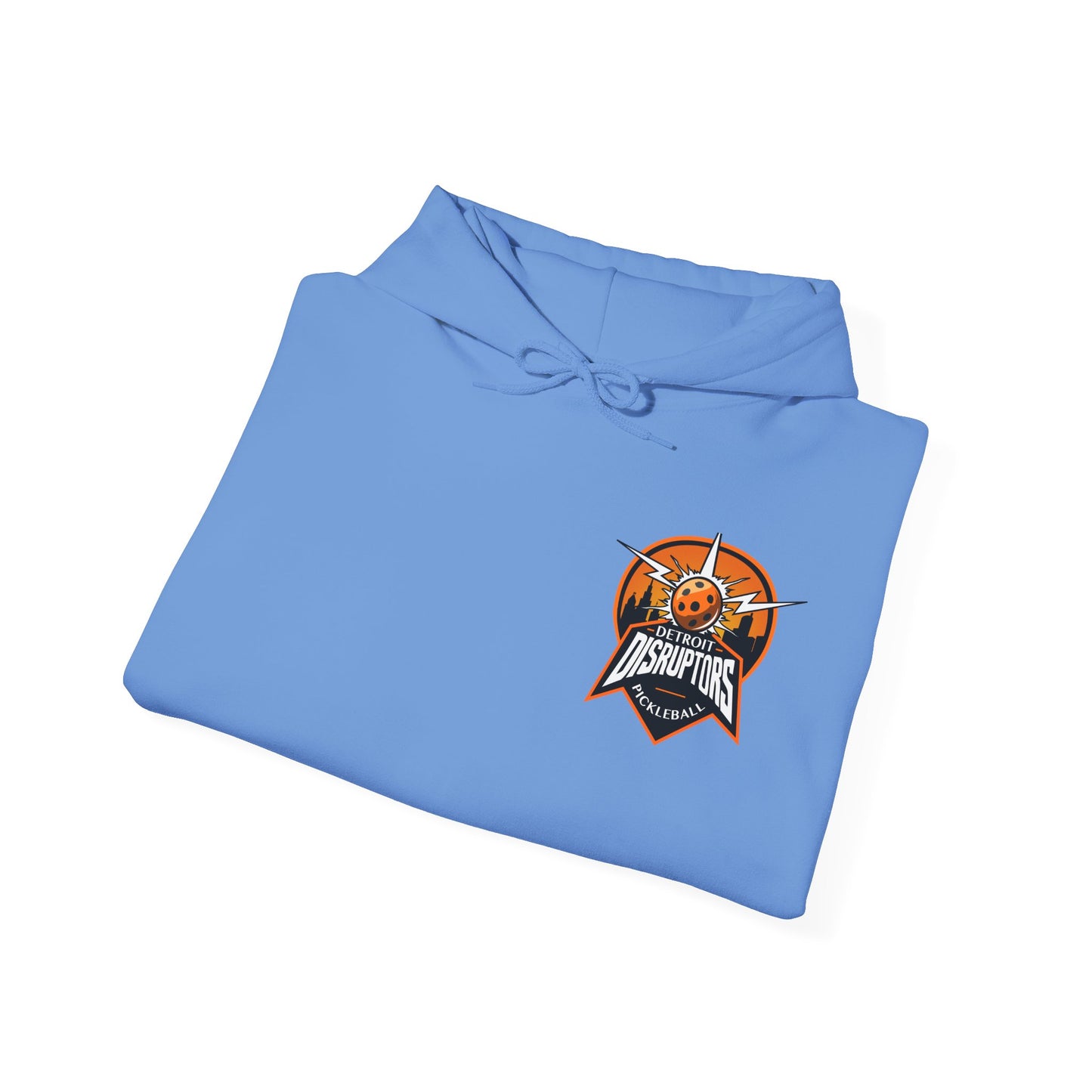 Detroit Disruptors Unisex Hoodie - Customize Sleeve or Back w/ Name - 50% cotton/poly (add in instructions)