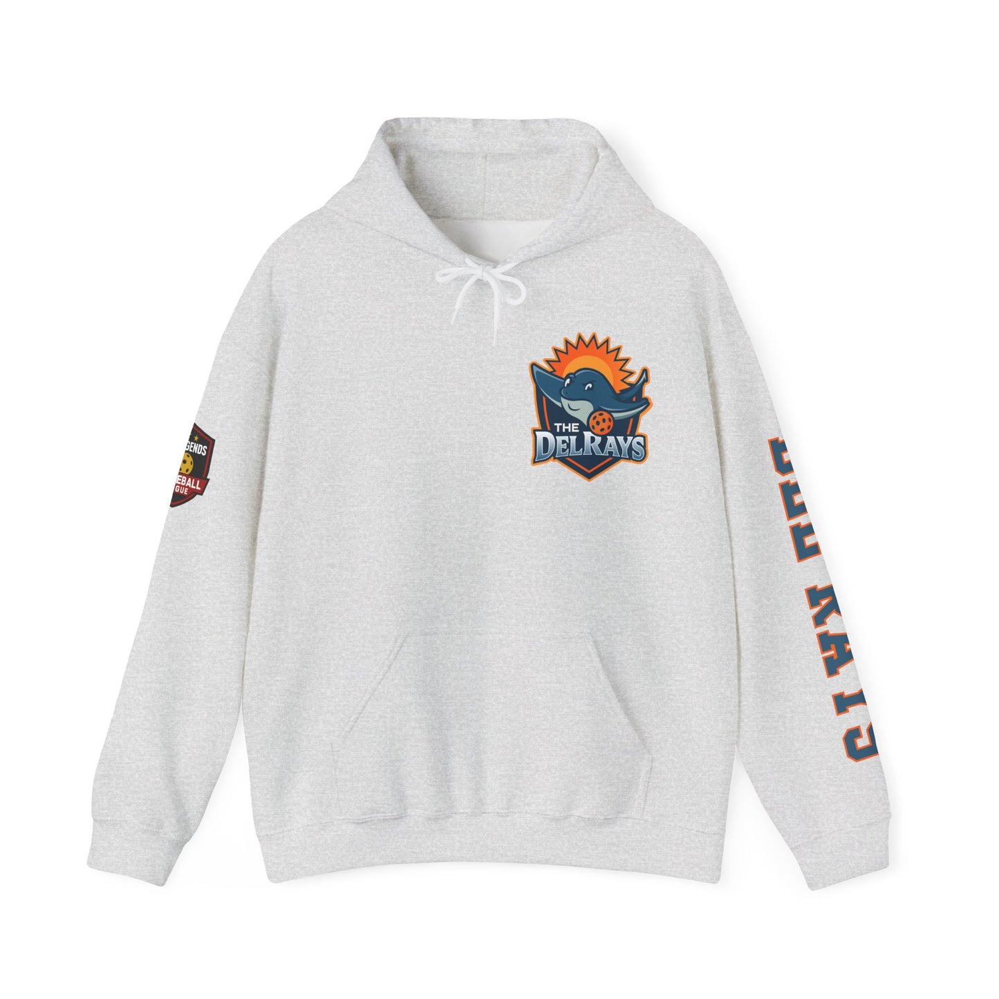 The Del Raysl Unisex Hoodie - Add name - optional US Legends logo sleeve