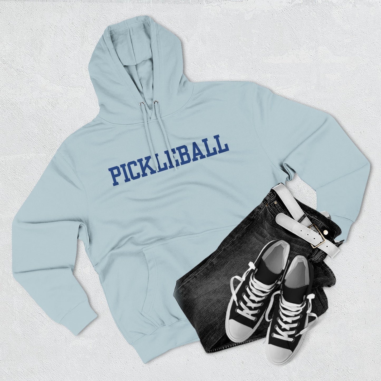 PICKLEBALL Unisex Coziest Lane 7 Hoodie 80% cotton, 20% poly - add name to back or any saying